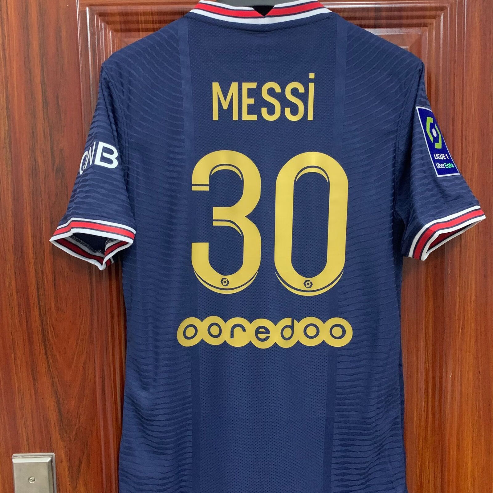 维杰力(顶配)2122巴黎主场球员版球衣 金色梅西球衣 法甲梅西金色号码