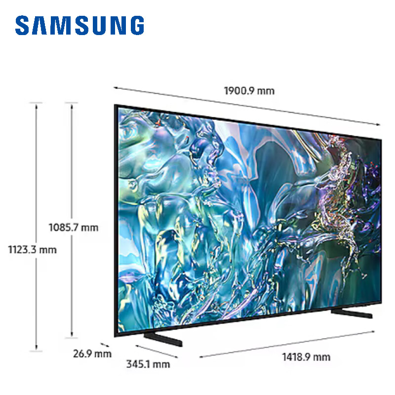 三星（SAMSUNG）Q60D QLED量子点 超高清4K超薄机身语音助手开机无广告智能电视官翻机 85英寸 QA85Q60DAJXXZ
