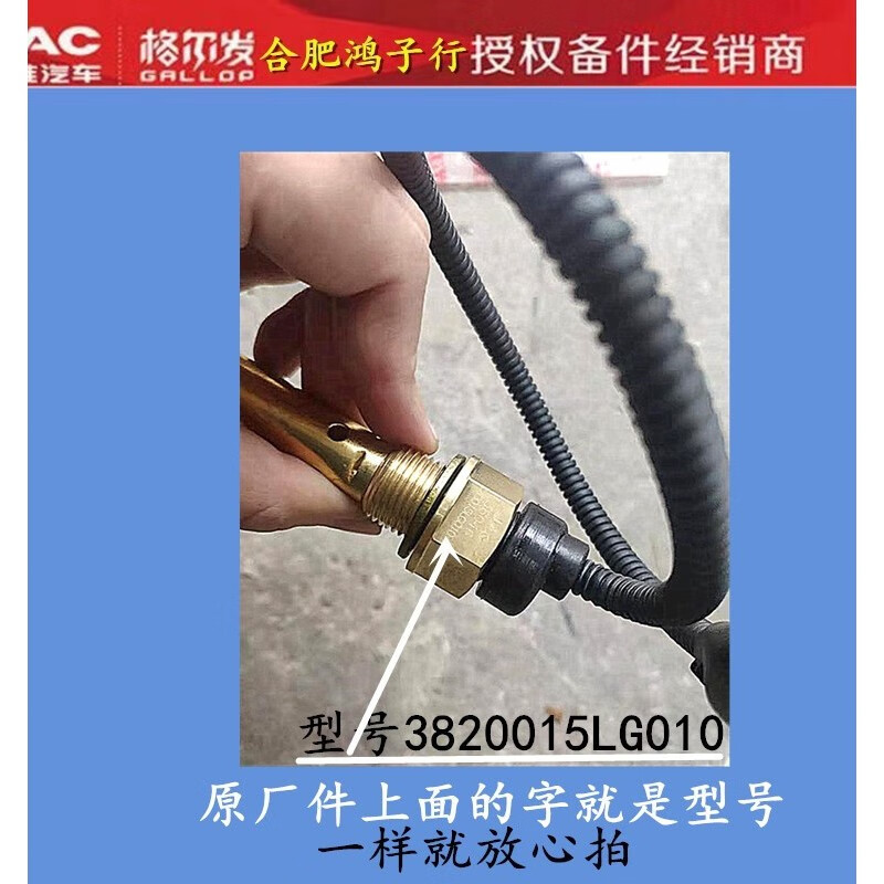 御舵江淮格尔发膨胀水壶 付水箱 水位传感器 报警器感应塞lg010原厂