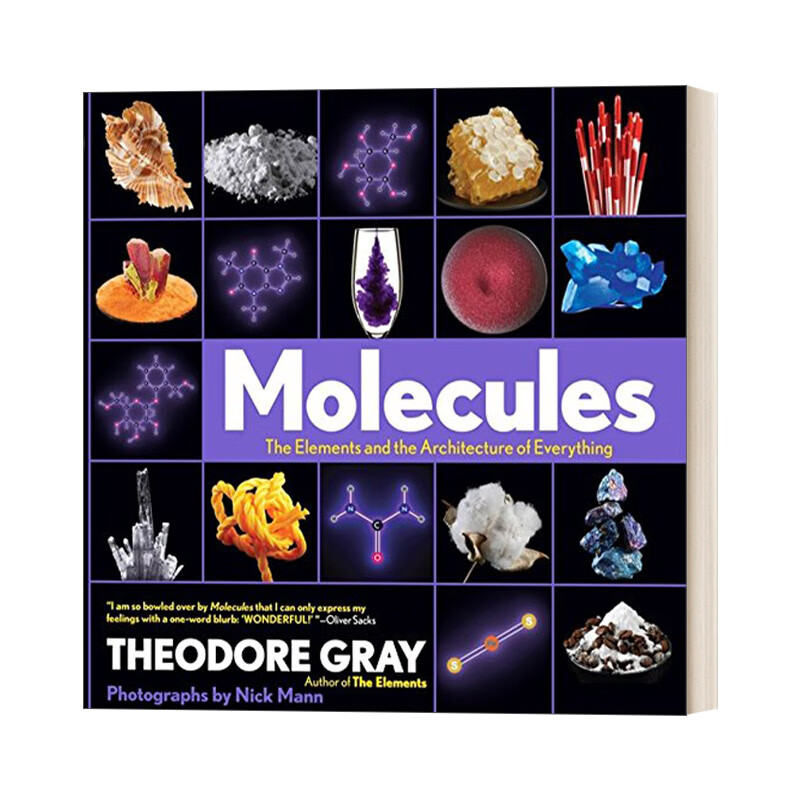 进口原版书 molecules 视觉之旅 化学世界的分子奥秘 精装 英文版