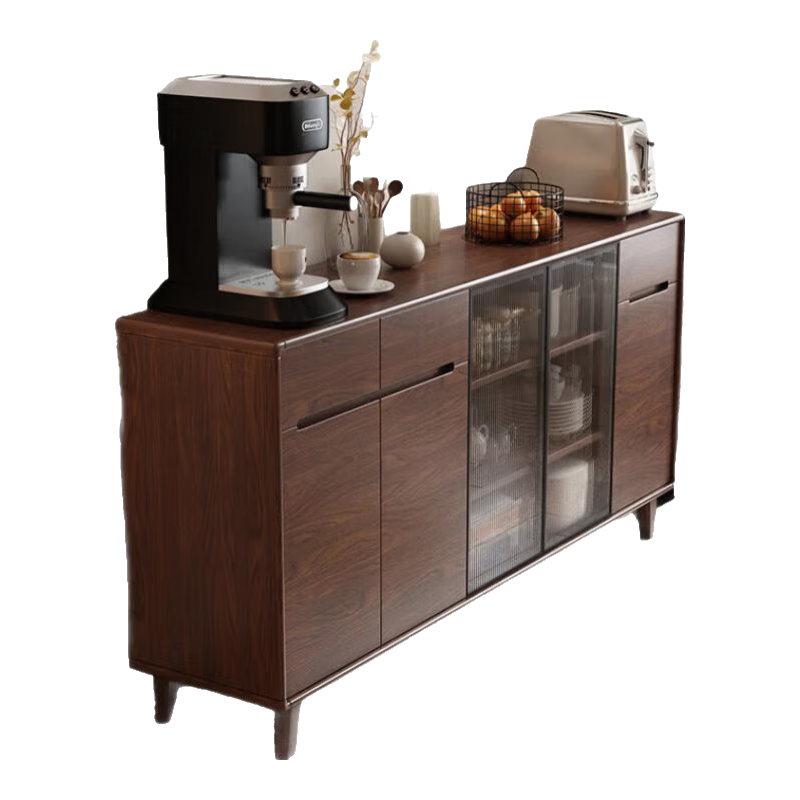 慕瀾（MULAN）實(shí)木餐邊柜一體靠墻現代簡(jiǎn)約北歐廚房客廳收納儲物茶水柜邊柜酒柜 實(shí)木1026~長(cháng)240寬40高88cm 無(wú)規格