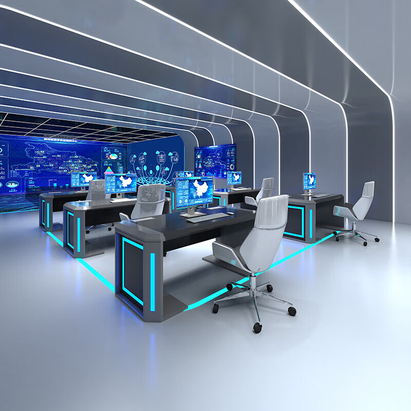 墨石林 墨石林家具店 烁讯数据实验室工作台取证设备鉴定台 设计出图