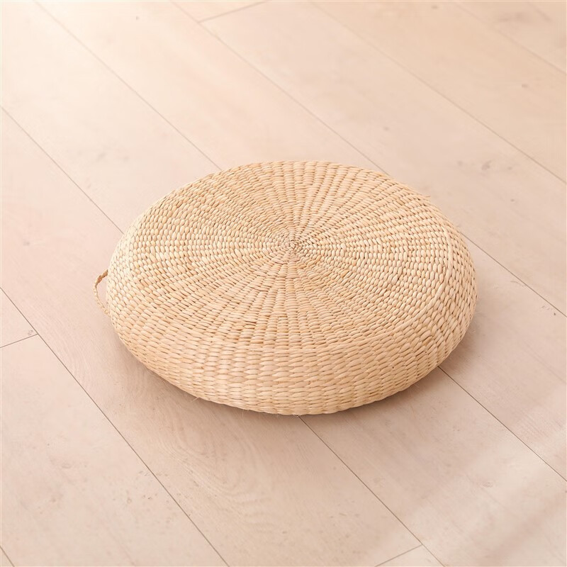 筏芯草编蒲团坐垫日式榻榻米打坐垫跪垫拜垫家用地上垫子 1件加密蒲草