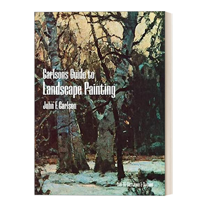 landscape painting 卡尔森山水画指南 艺术学生指南书 英文版 英语