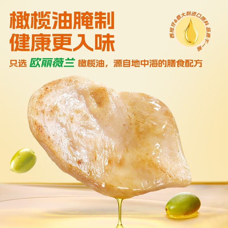 优形(ishape)橄榄油嫩鸡排半成品低脂香煎代餐鸡胸肉鸡排生鲜冷冻鸡肉水煎鸡扒 【经典多口味组合】9袋装