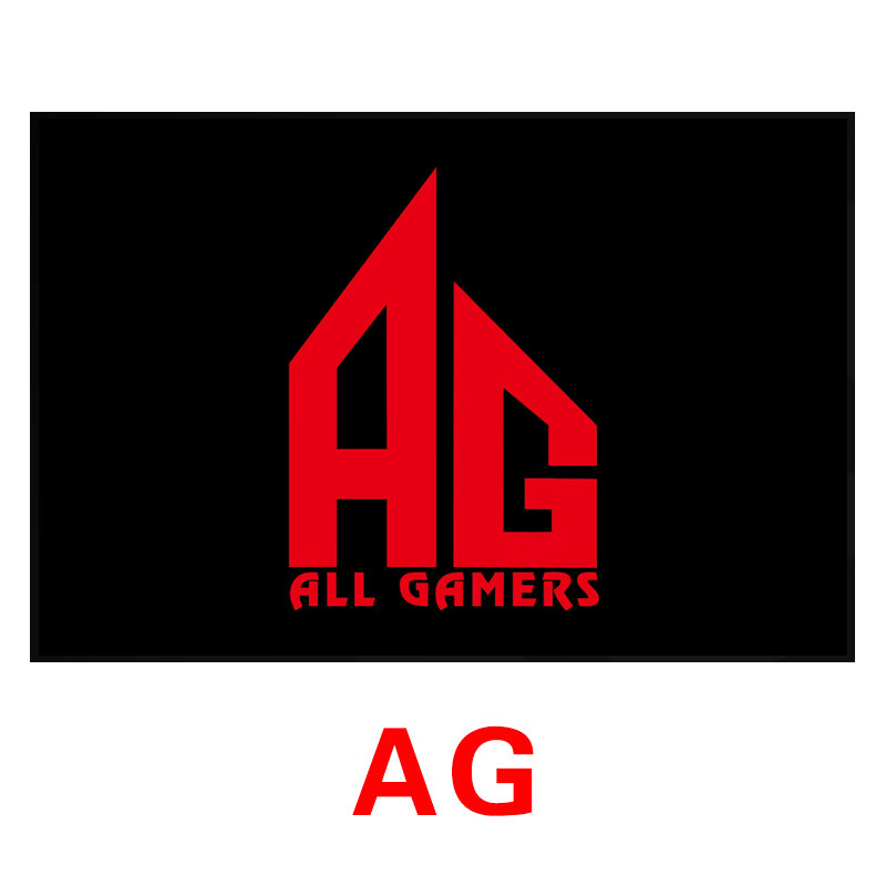 玩会心怀荣耀队旗白鲨定制cfag战旗定制ig应援旗navi电竞队旗 ag黑底