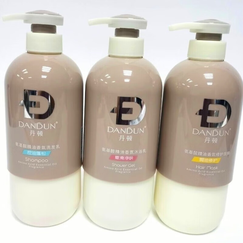 丹顿氨基酸精油香氛洗发乳去屑止痒洗发露丝滑轻柔控油蓬洗发水套装