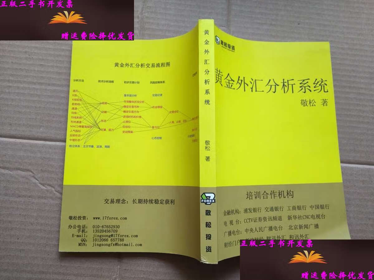 【二手9成新】黄金外汇分析系统 /敬松 不详