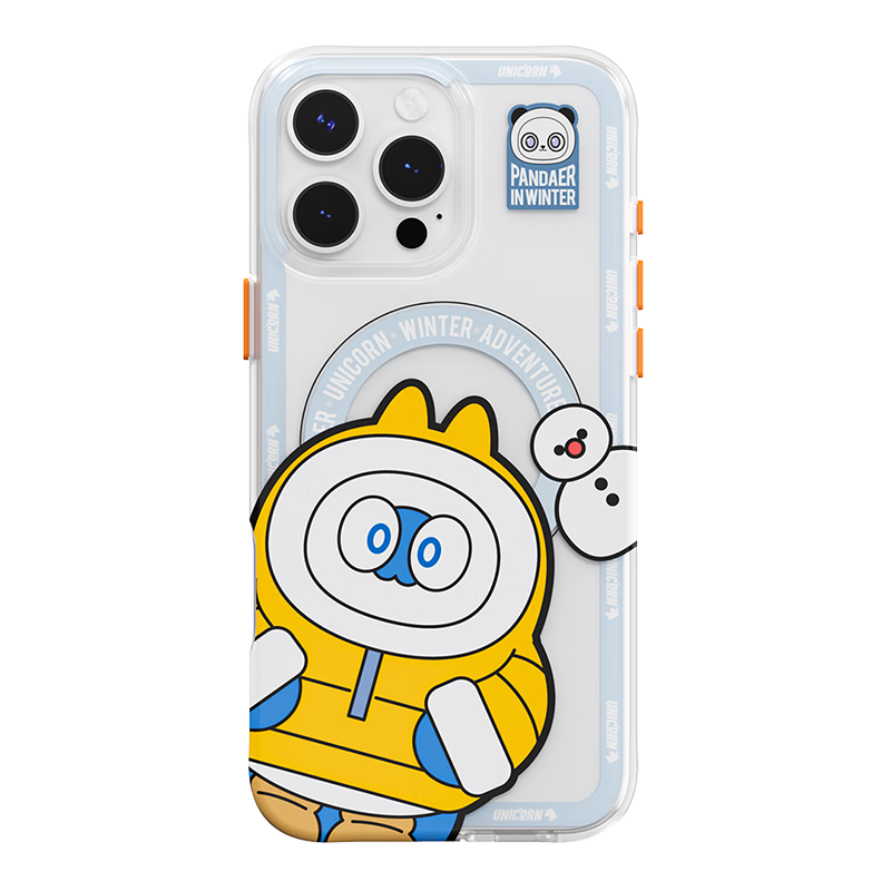 魅族（meizu）PANDAER 独角兽 妙磁抗菌手机壳 BUBU 适用于iPhone 16 Pro Max IML印刷 全包结构 Click按键 磁吸
