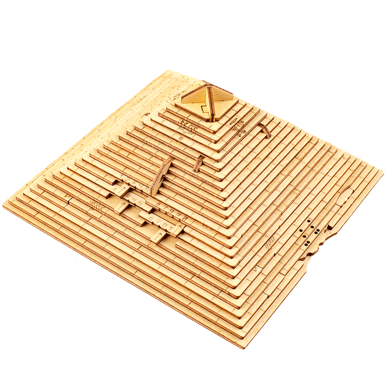 车马象鲁班锁高难度30-50岁金字塔密码puzzle解锁解密木质机关盒十级高 金字塔puzzle