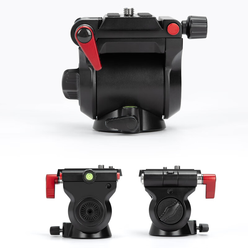 仕宏273可竖拍功能一体式液压云台相机阻尼摄像独脚架三脚架