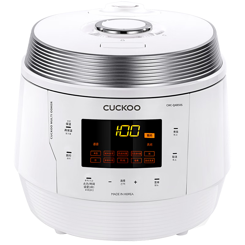 ���⣨CUCKOO����ѹ�����Զ�йѹ���ö๦��1.8����ѹ��ԤԼ����������ʾ�Զ�ϴ�ӿɵ���ѹ�� CMC-QAB50S 5L