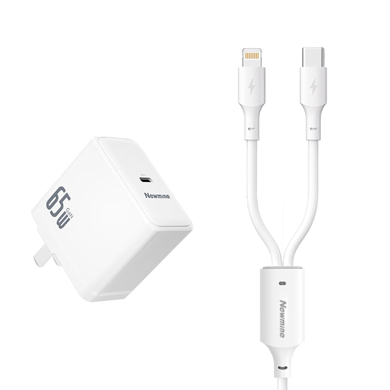 ���ڲ�����Ŧ����Newmine��65W�����س������װType-c+ lightning ����һ�������ƻ����ΪС���ֻ��ʼǱ� 60.24Ԫ(������)