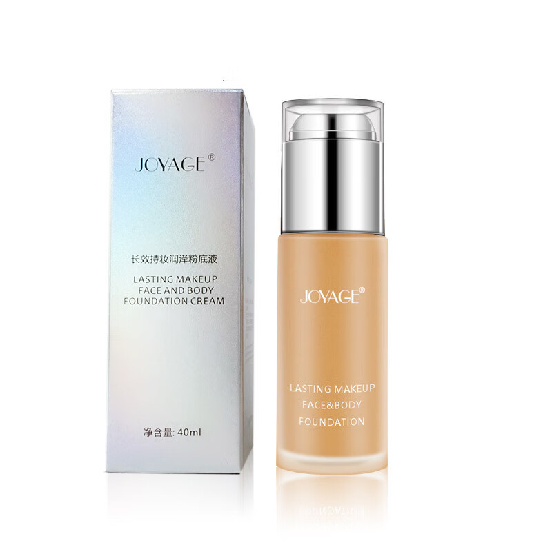 JOYAGE 小麦色深色粉底液古铜色欧美妆非洲黑遮瑕修容服帖调色液膏粉底 10#非洲黑色
