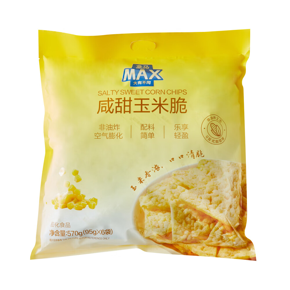 盒马 咸甜玉米脆 570g 570g 袋装
