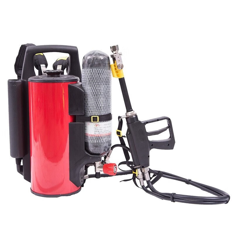 直流水枪 背负式森林消防灭火装置 碳钎维瓶细水雾
