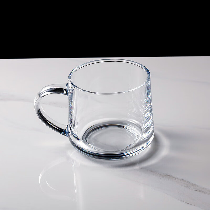 阡囤玻璃刻度杯带盖冲泡牛奶粉杯子专用儿童学生家用玻璃水杯微波炉