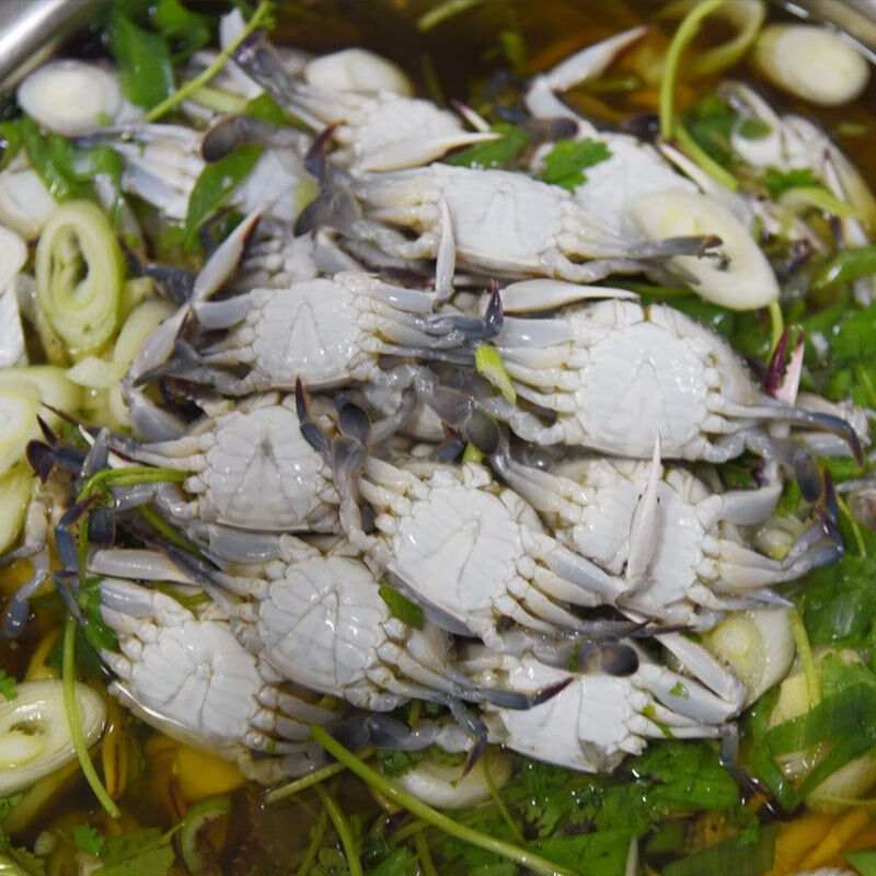 南美豹丹东特产生腌梭子蟹生呛蟹三角蟹小娘蟹生腌开罐即食醉蟹 1罐腌