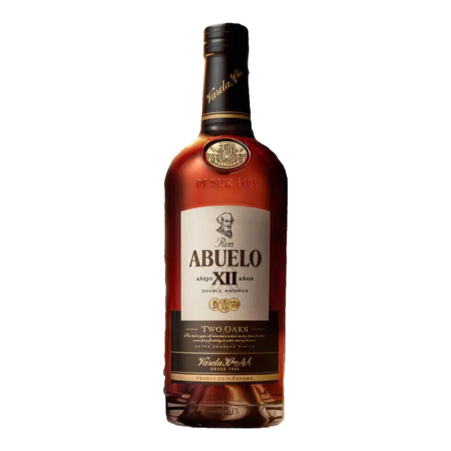 老爷爷朗姆酒巴拿马原瓶进口洋酒 老爷爷双桶12年朗姆酒 750mL 1瓶