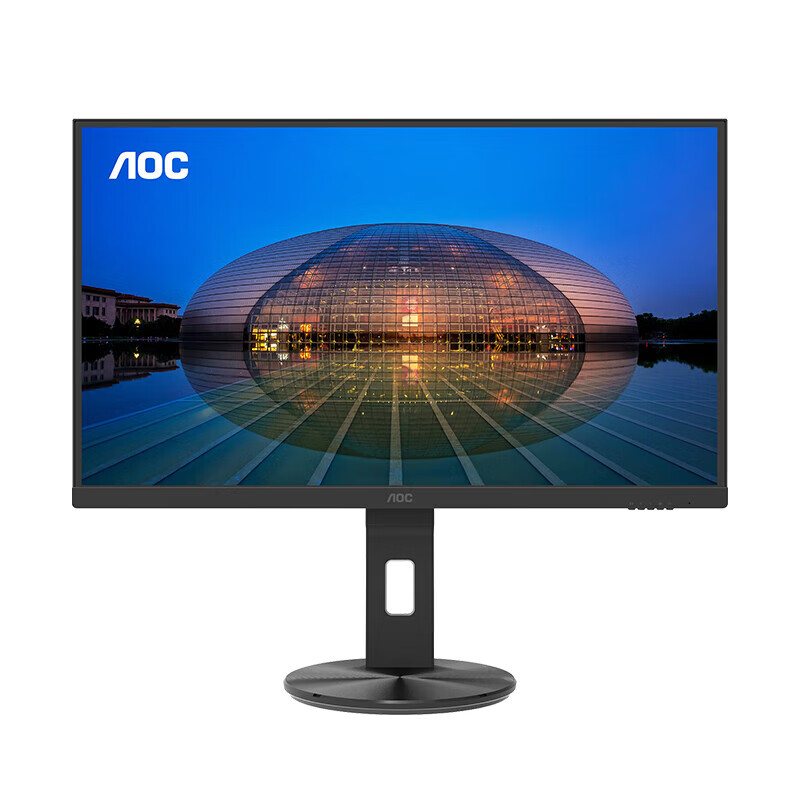 AOC“U27V10R”27 英寸显示器开售：4K 60Hz + 65W USB休闲区蓝鸢梦想 - Www.slyday.coM