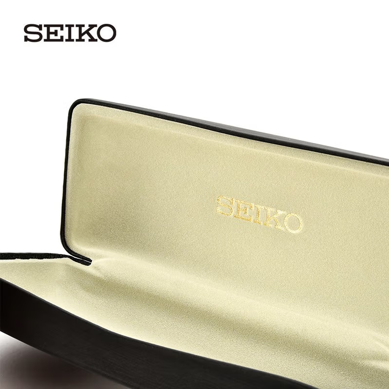 精工(SEIKO)眼镜盒便携抗压原装收纳盒*1（镜盒+镜布）
