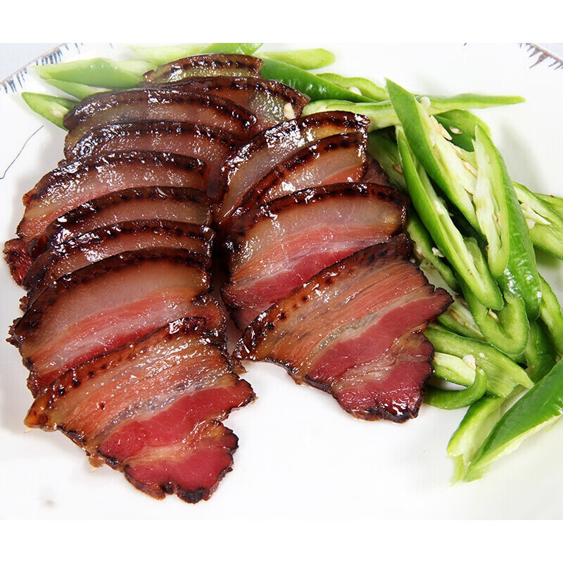 味巴哥湖南特产农家自制柴火腊肉土猪肉烟熏肉腊味腊肉干咸肉五花肉