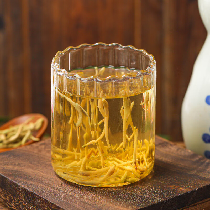 金银花茶40克瓶装花草茶泡水养生茶饮 流传金方金银花40克罐装