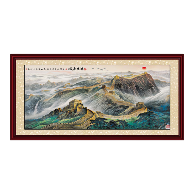 ��ɽˮװ�λ�������ɳ������ǽɽˮ���˵�ͷ�칫�Ҵ�ͷ�羰���� 49�Һ������� C����1.8��X��0.9�� ���кš�