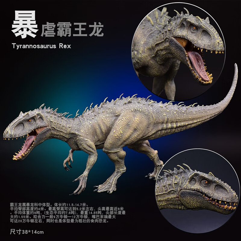 普乐仿真恐龙模型恐龙玩具 暴虐霸王龙 儿童礼物孩子生日礼物 暴虐龙