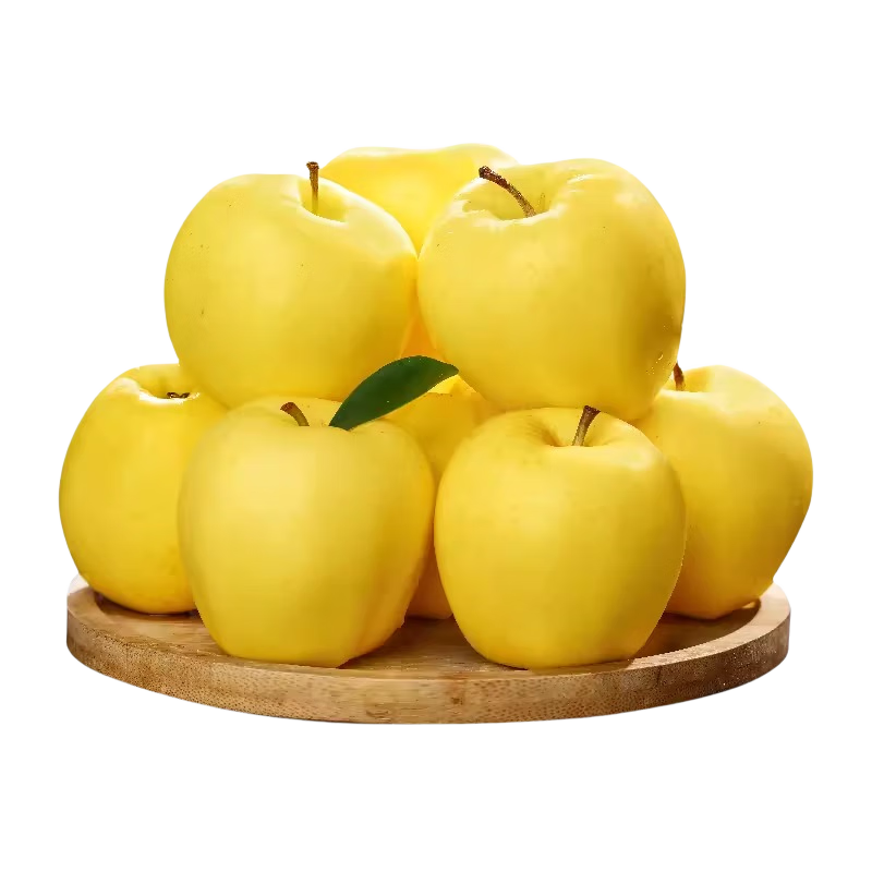 青尊园山东烟台黄元帅苹果 新鲜黄金帅奶油苹果沙甜粉面可刮泥黄苹果