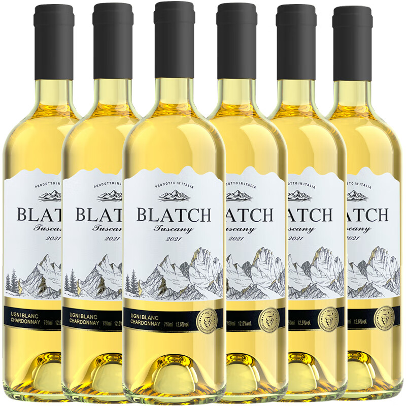 zhi)意大利托斯卡纳霞多丽chardonnay白玉霓ugni blanc干型白葡萄酒