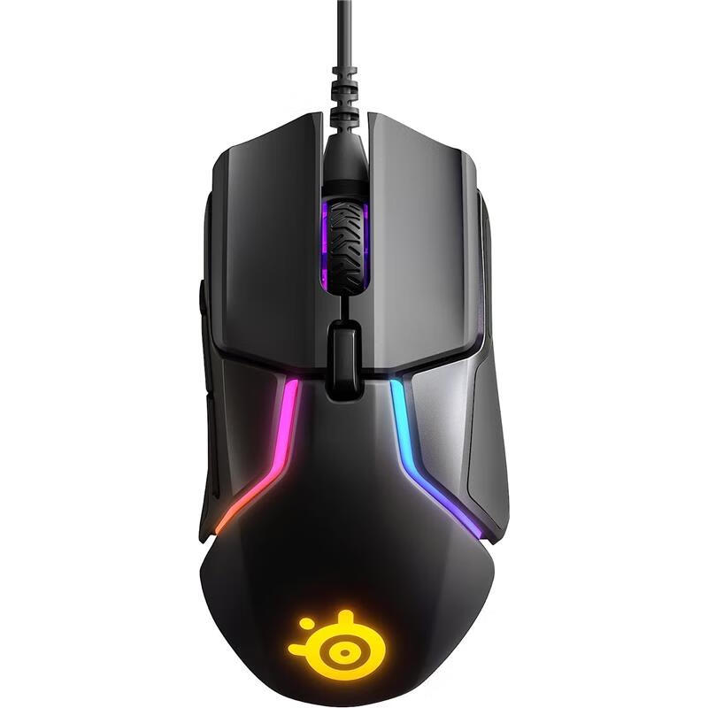 赛睿【日本直邮】赛睿（SteelSeries） Rival 710 游戏鼠标 有线幻彩竞技鼠标 Rival 600【黑色】