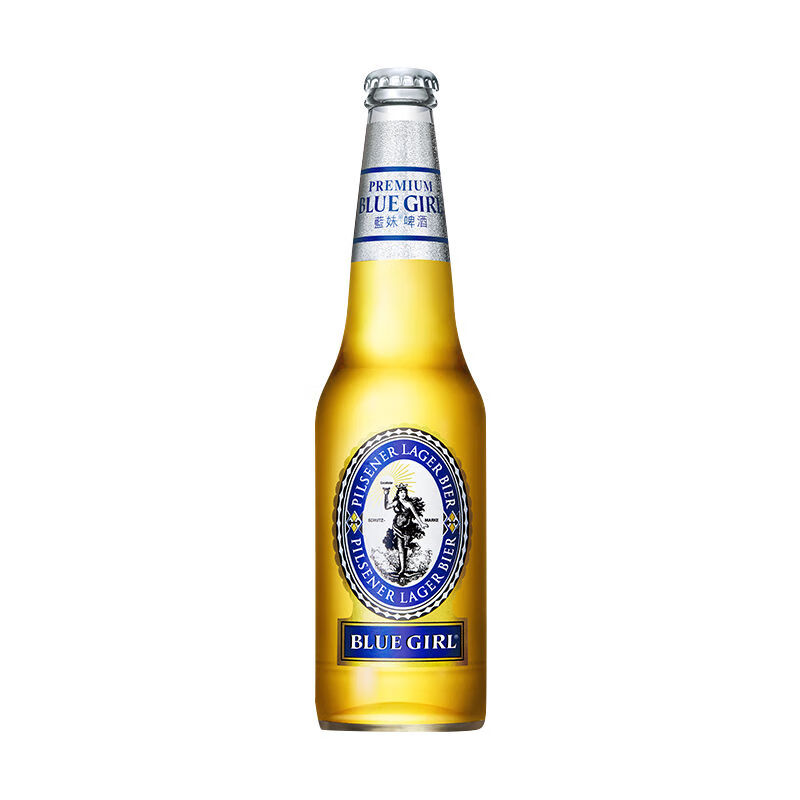 蓝妹(blue girl)国产新日期蓝妹啤酒250ml小瓶装24瓶整箱 国产蓝妹