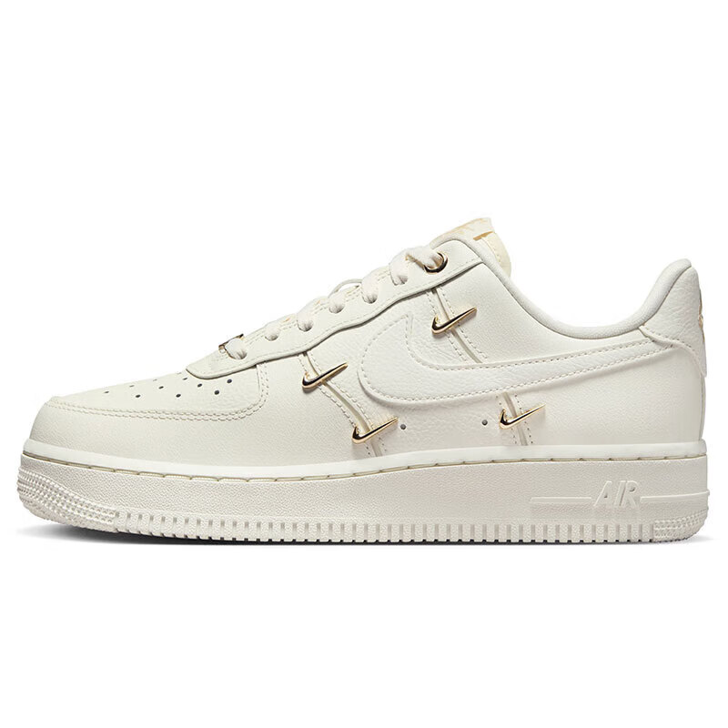 耐克NIKE板鞋女空军一号AF1 AIR FORCE 1运动鞋FV3654-111帆白37.5