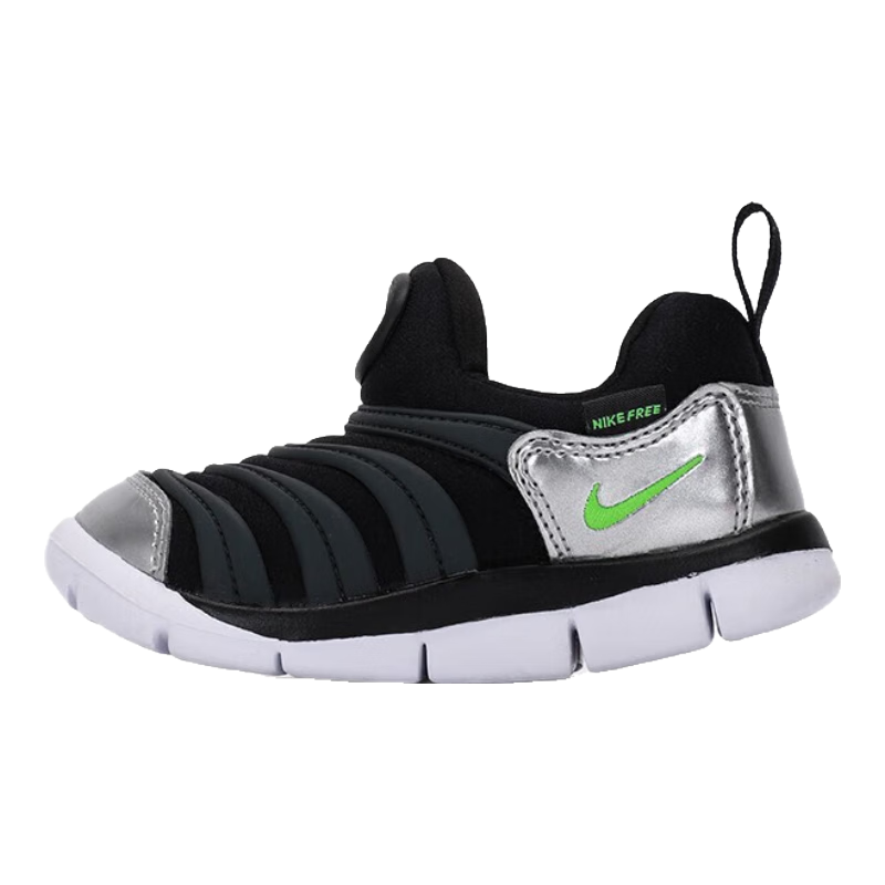 NIKE 耐克嬰童學(xué)步鞋男女童毛毛蟲運(yùn)動鞋Dynamo Free兒童一腳蹬休閑鞋