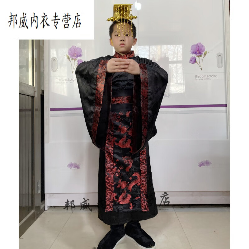 京佑三国演义服装儿童古装汉服影视剧刘备曹操周瑜鲁肃诸葛亮舞台演出