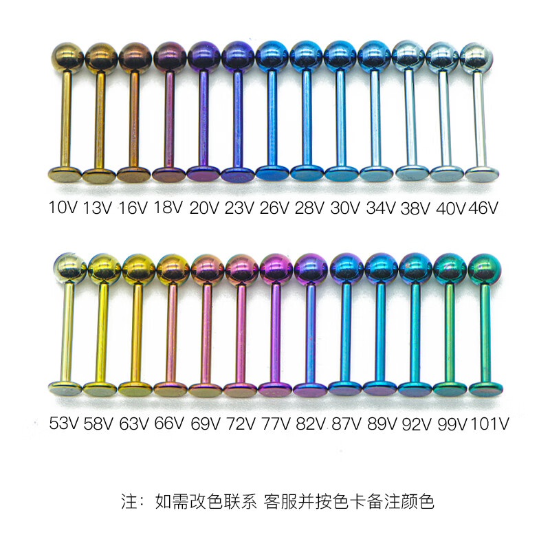 珠惠魅f136钛合金细针耳钉蝴蝶扣养耳洞睡觉免摘耳蜗钉耳骨钉 支持改