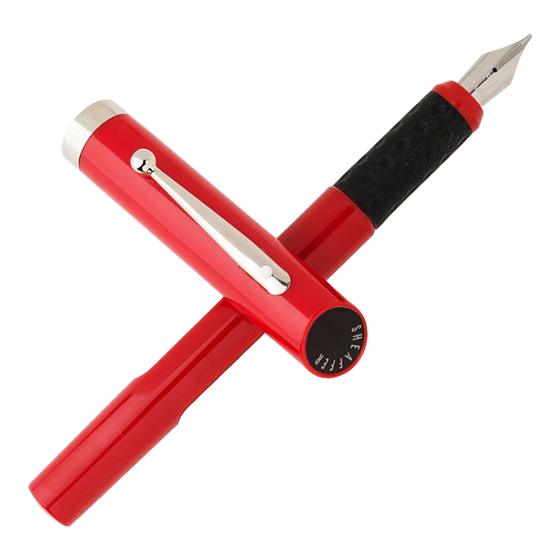 sheaffer鋼筆 書法系列 學生禮品生日商務辦公學生簽字筆禮盒 酒紅色 F尖