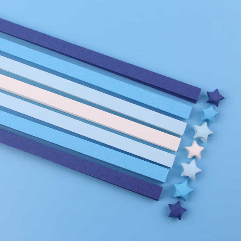 可爱风渐变色星星折纸星星条星空星星条12十二星座夜光马卡龙手工星星