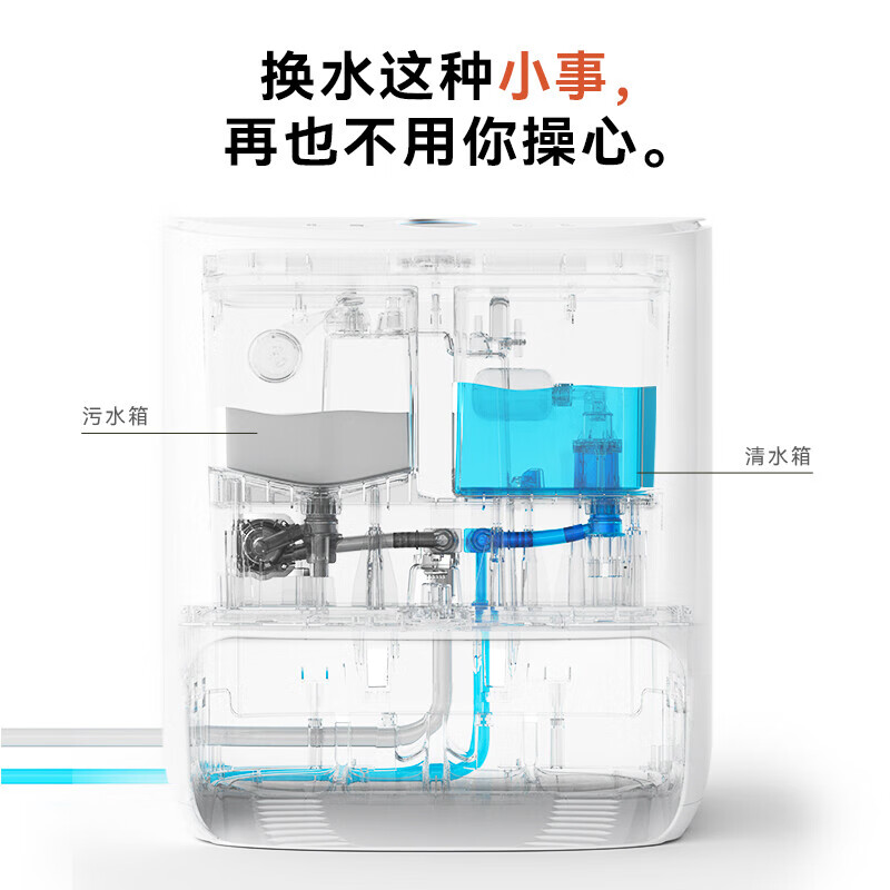 云鲸扫地机器人J2 智能家用扫拖一体洗拖烘一体机 洗地擦地拖地机器人 全自动清洗自动换水 【旗舰热卖】小白鲸二代J2
