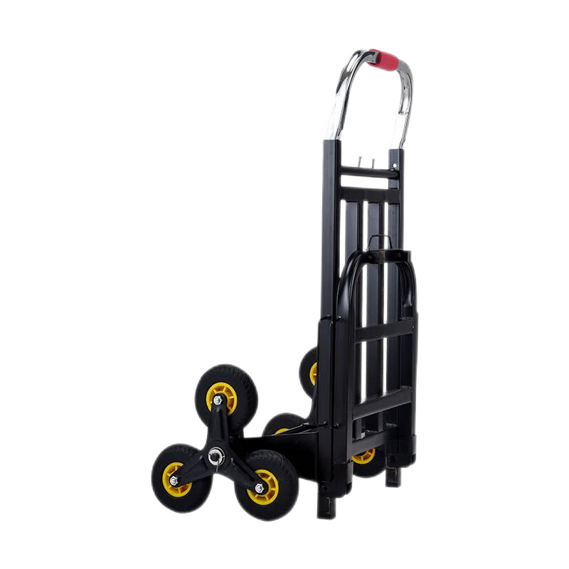 皮乃登非電動(dòng)爬樓梯機(jī)車六輪大輪載重王拖車手拉車搬運(yùn)上下樓梯拉車神器 300斤帶支腿+2備輪+2繩+萬向珠