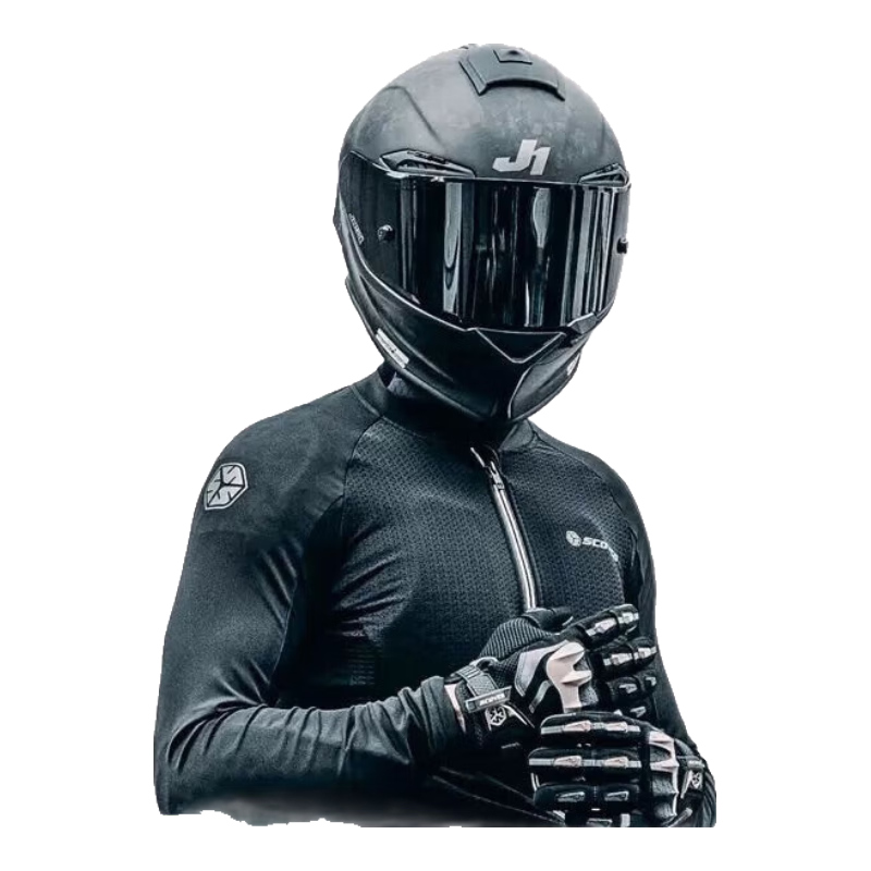 賽羽摩托車護甲衣夏季騎行機車防摔賽車服男款透氣青峰軟甲衣 AM13 黑色 L