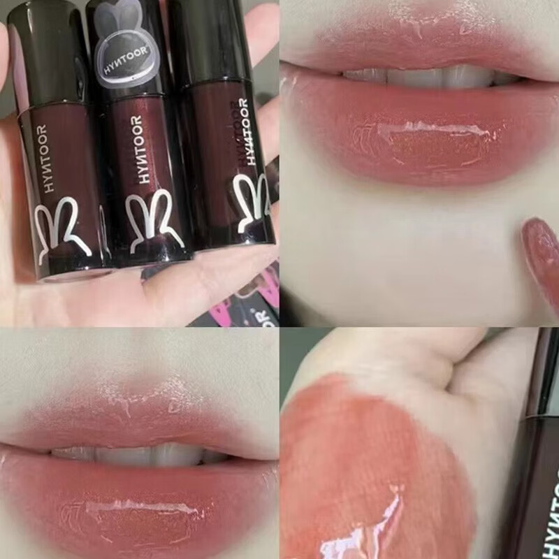 黑兔(hyntoor)hyntoor/黑兔唇釉异想粉色星球奶茶色唇蜜唇油滋润水光