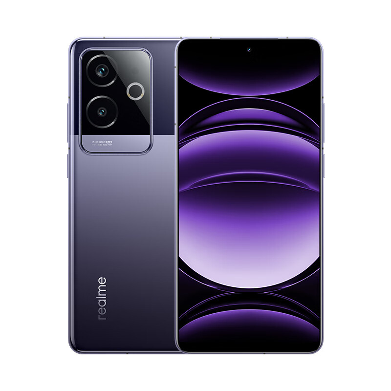 真我（realme）【国家补贴15%】realme 真我 GT6 新品骁龙电竞直屏游戏手机  realme 真我gt6 智能 5g手机 风暴紫 12+256