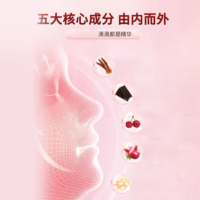 通用颜九真红参饮阿胶樱桃饮气血双赢滋润颜愈力 2盒呵护装(气色美人)