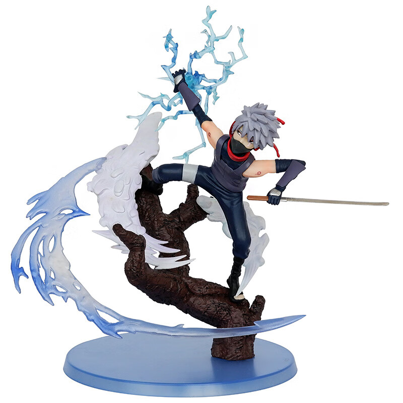 萌创社火影忍者周边旗木少年卡卡西手办动漫模型摆件