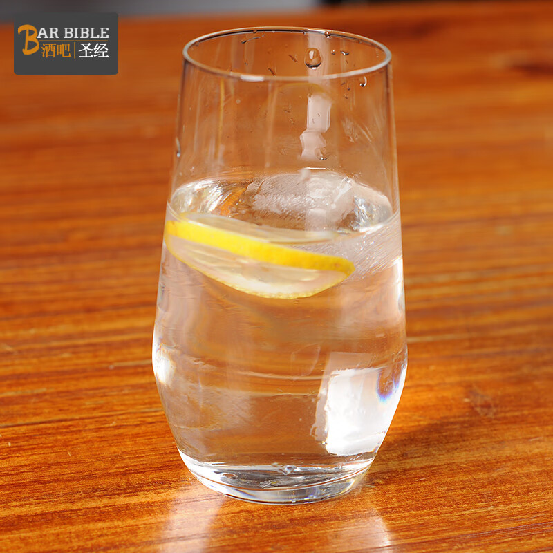 杯直身柯林杯轻薄水杯薄款威士忌杯果汁杯 波米欧力-薄底海波杯390ml