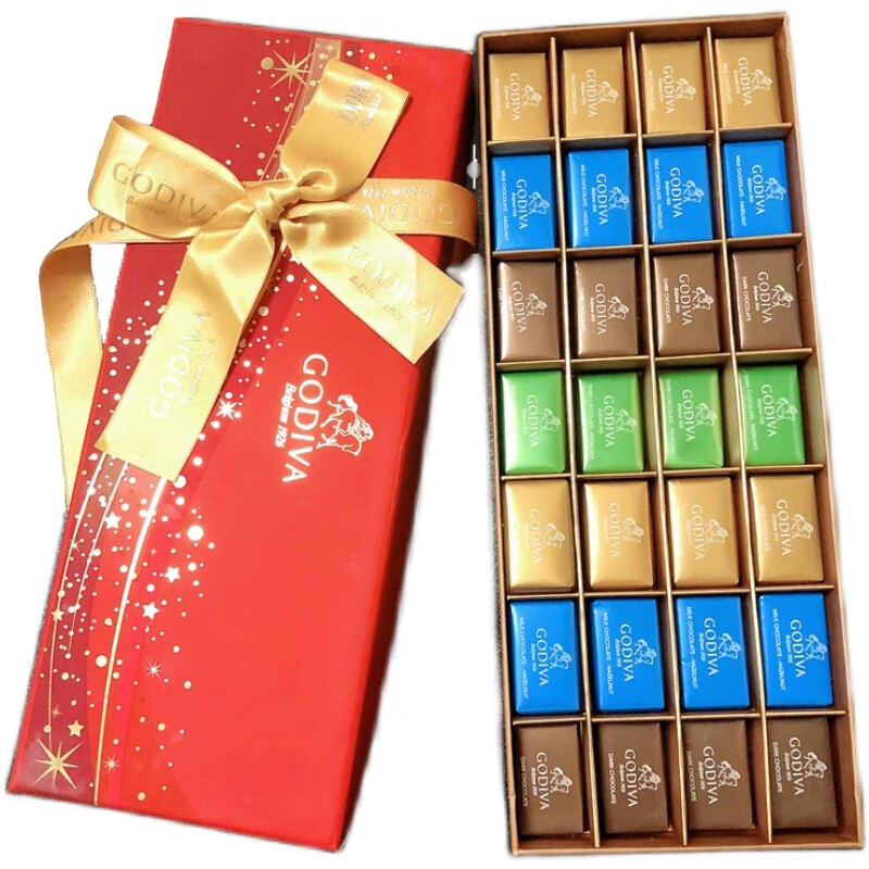 山头林村进口歌帝梵巧克力日历礼盒装24粒送男女友生日节日圣诞礼物