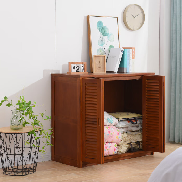 炕柜农村放被子用棉实木家大容量卧室经济型推拉门储物便宜装棉的