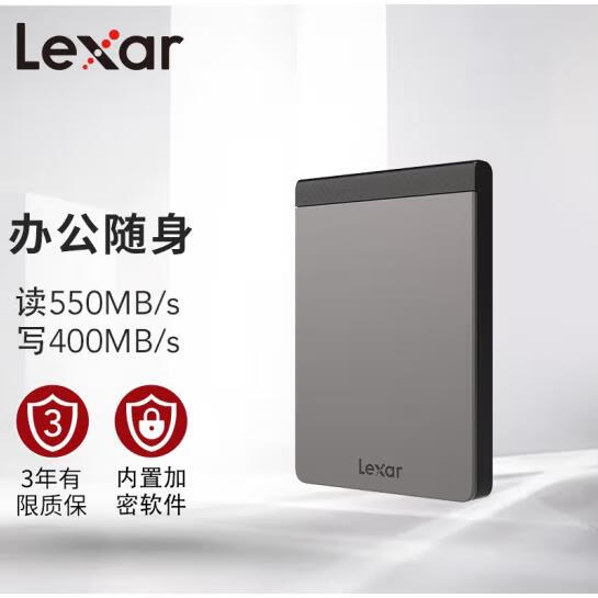雷克沙雷克沙移动固态硬盘PSSD SL200SL500 1TB 2TB Type-c USB sl200 1tb移动固态盘 typ   E- 1TB